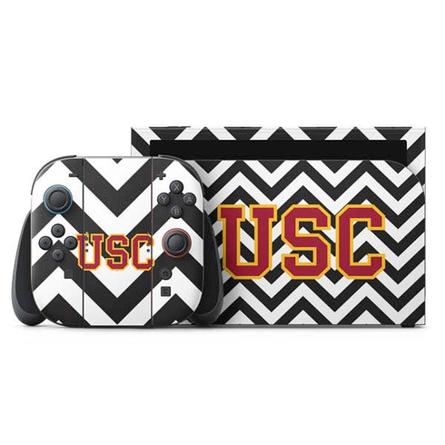 University of Southern California USC Chevron Nintendo Switch 2 (2025) with Joy-Con Skin